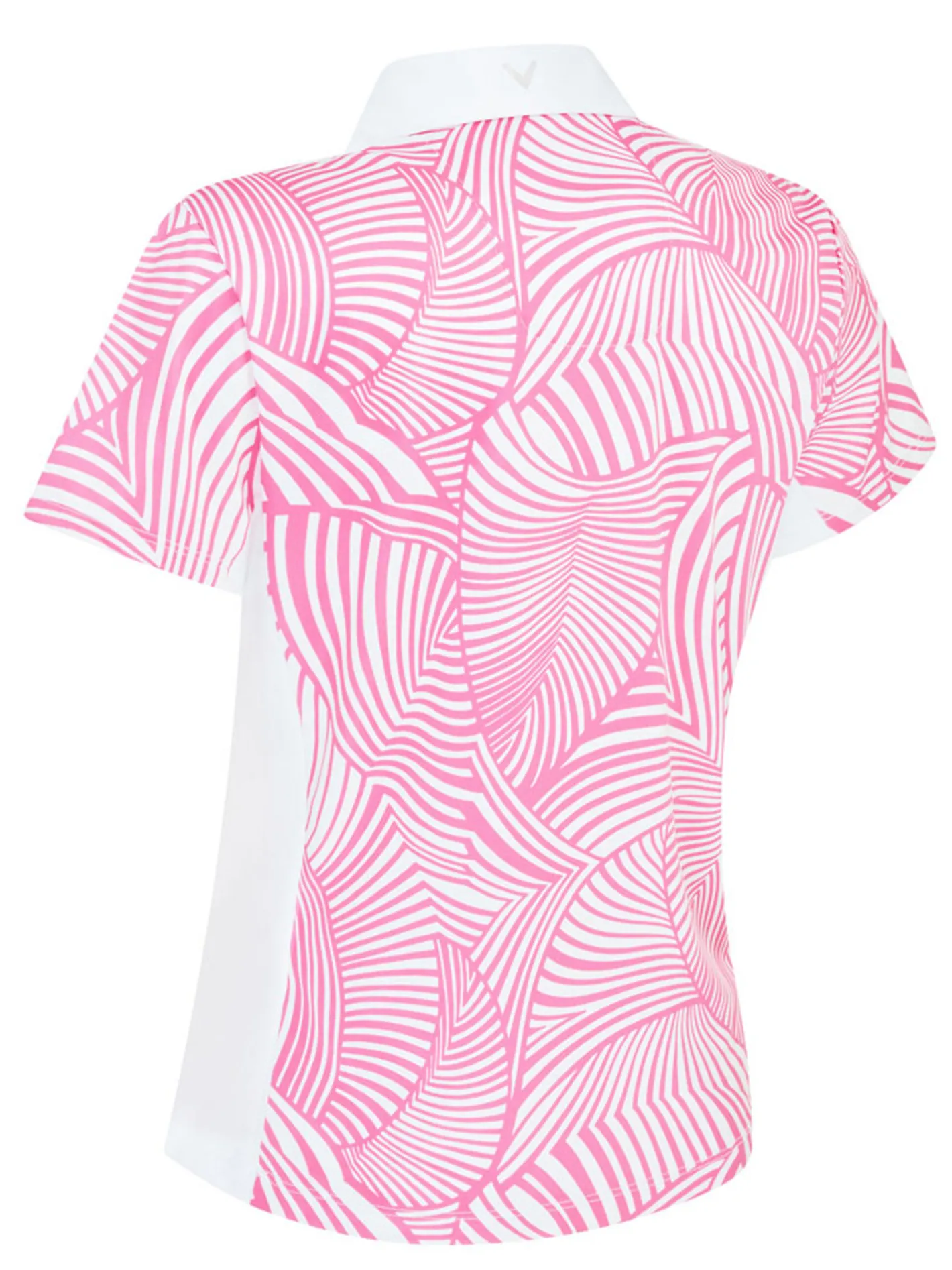 Women Callaway Women's Stencil Floral Polo - Cheeky Pink