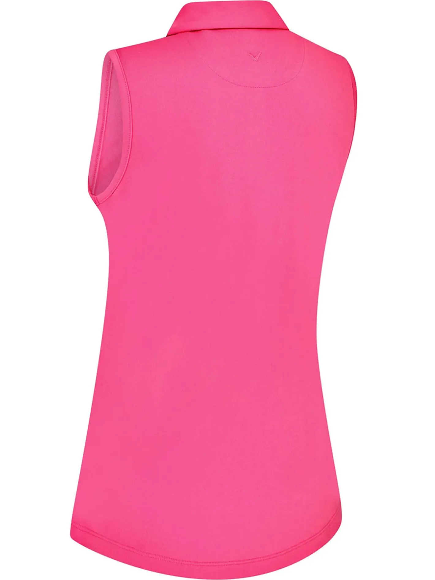 Women Callaway Women's Tournament Sleeveless Polo - Cheeky Pink