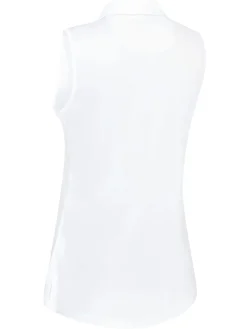 Women Callaway Women's Tournament Sleeveless Polo - Bright White