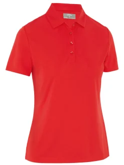 Women Callaway Women's Tournament Polo - True Red