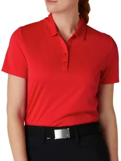 Women Callaway Women's Tournament Polo - True Red