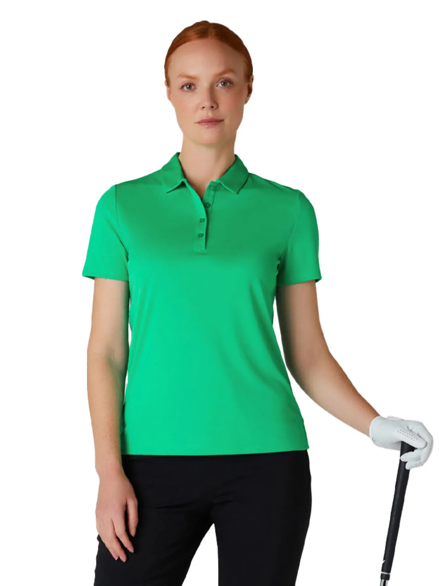 Women Callaway Women's Tournament Polo - Holly Green