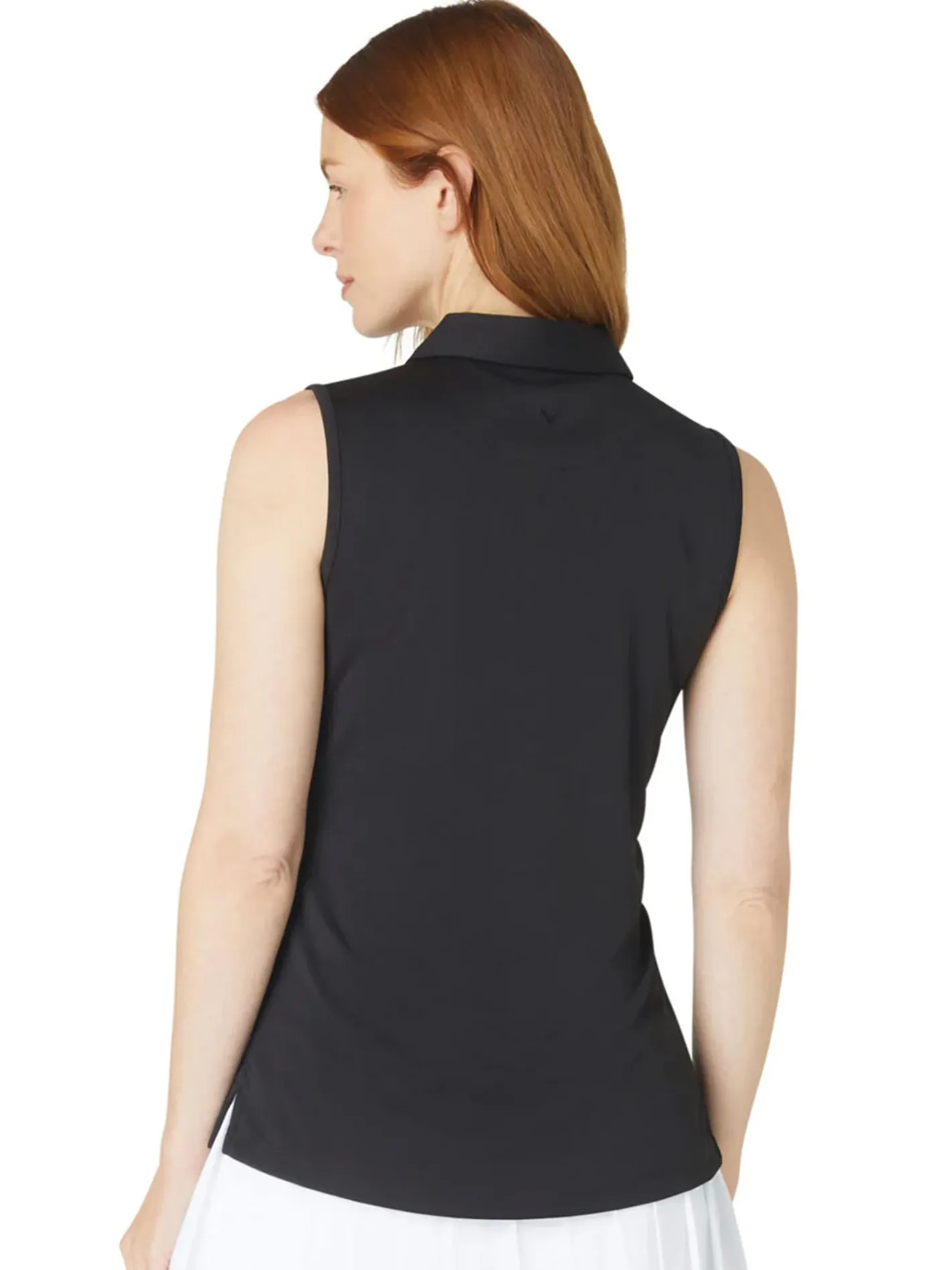 Women Callaway Women's Tournament Sleeveless Polo - Caviar