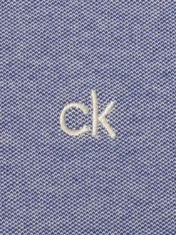 Calvin Klein Bayard Long Sleeve Polo - French Blue