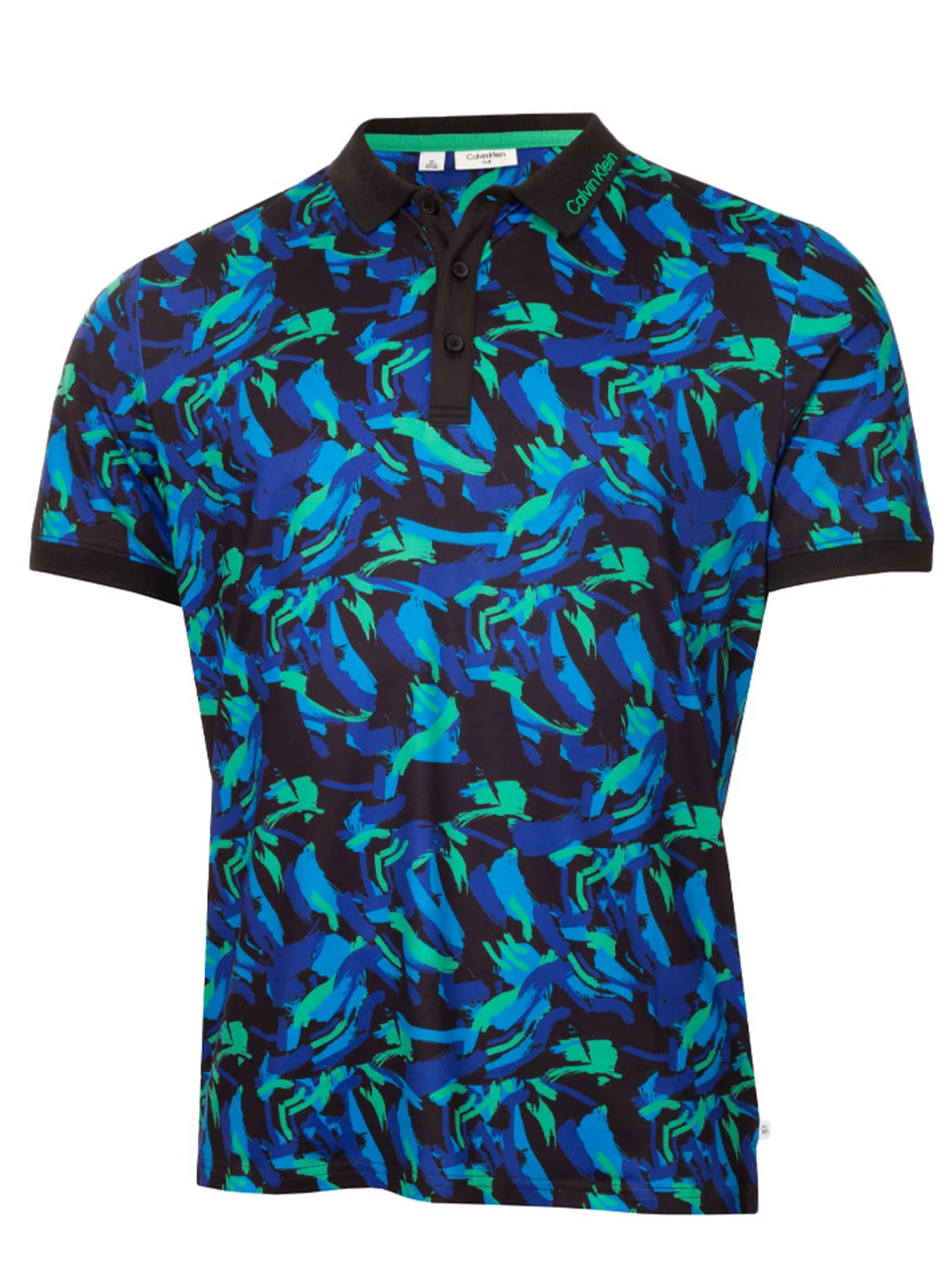 Calvin Klein Brushstroke Print Polo - Brushstroke Print