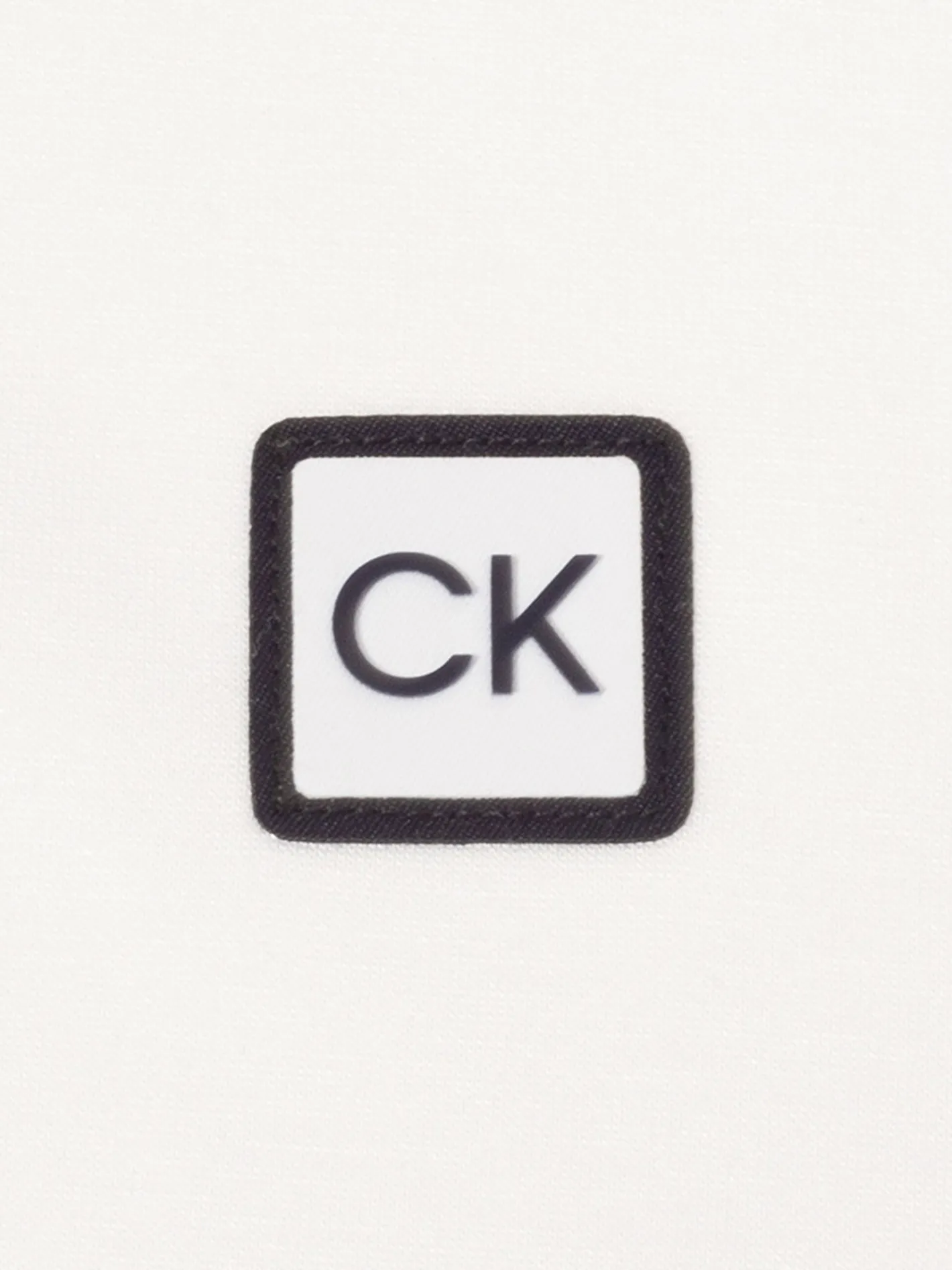Calvin Klein Concord Half Zip Sweater - White
