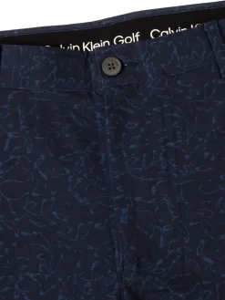 Calvin Klein Printed Bullet Regular Fit Stretch Short - Navy