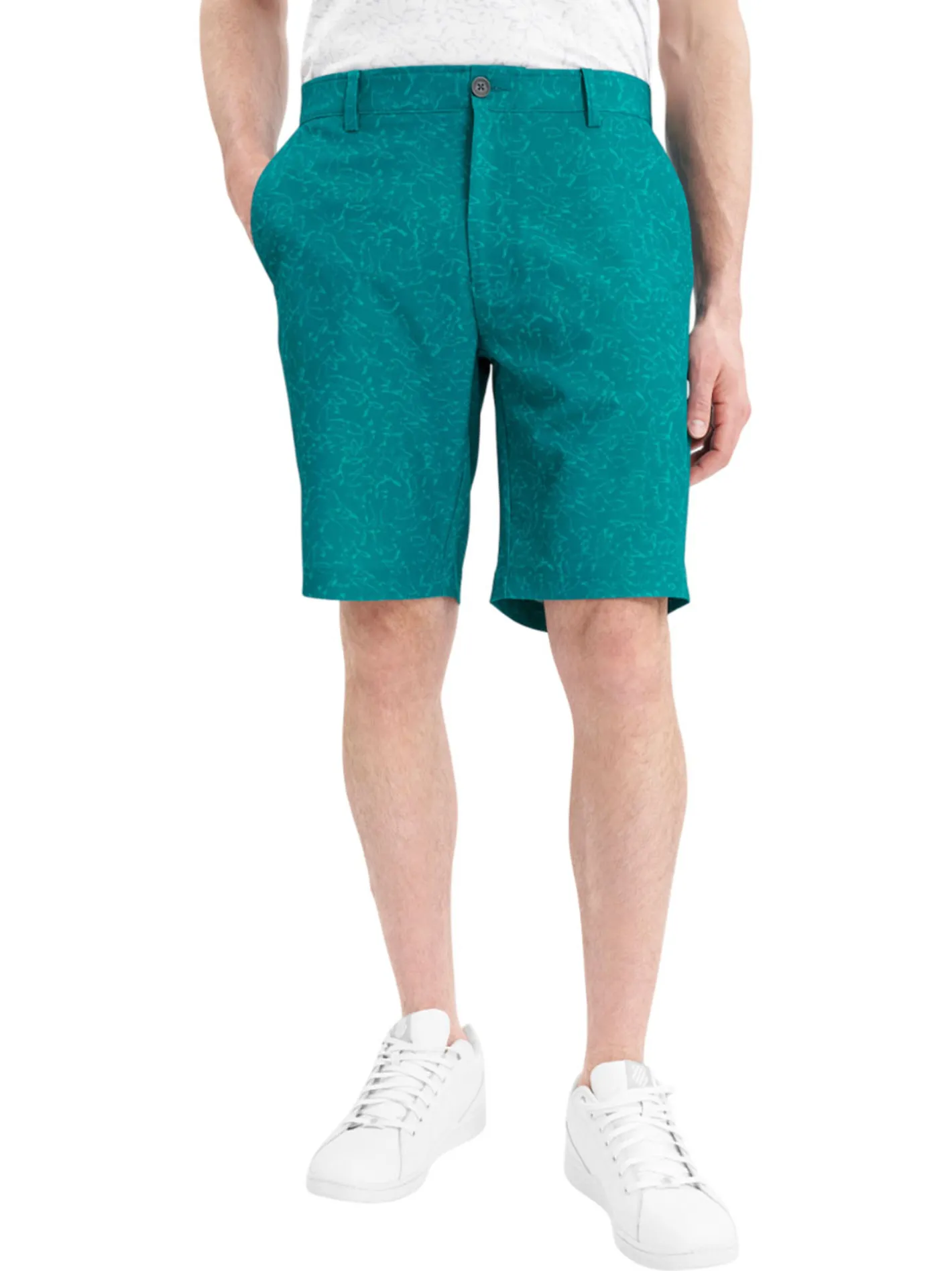 Calvin Klein Printed Bullet Regular Fit Stretch Short - Sea Green