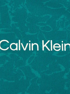 Calvin Klein Printed Newport 1/4-Zip - Sea Green