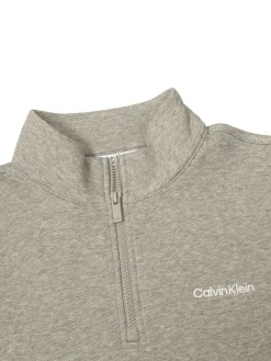 Calvin Klein West Lake Half Zip Layering - Grey Marl