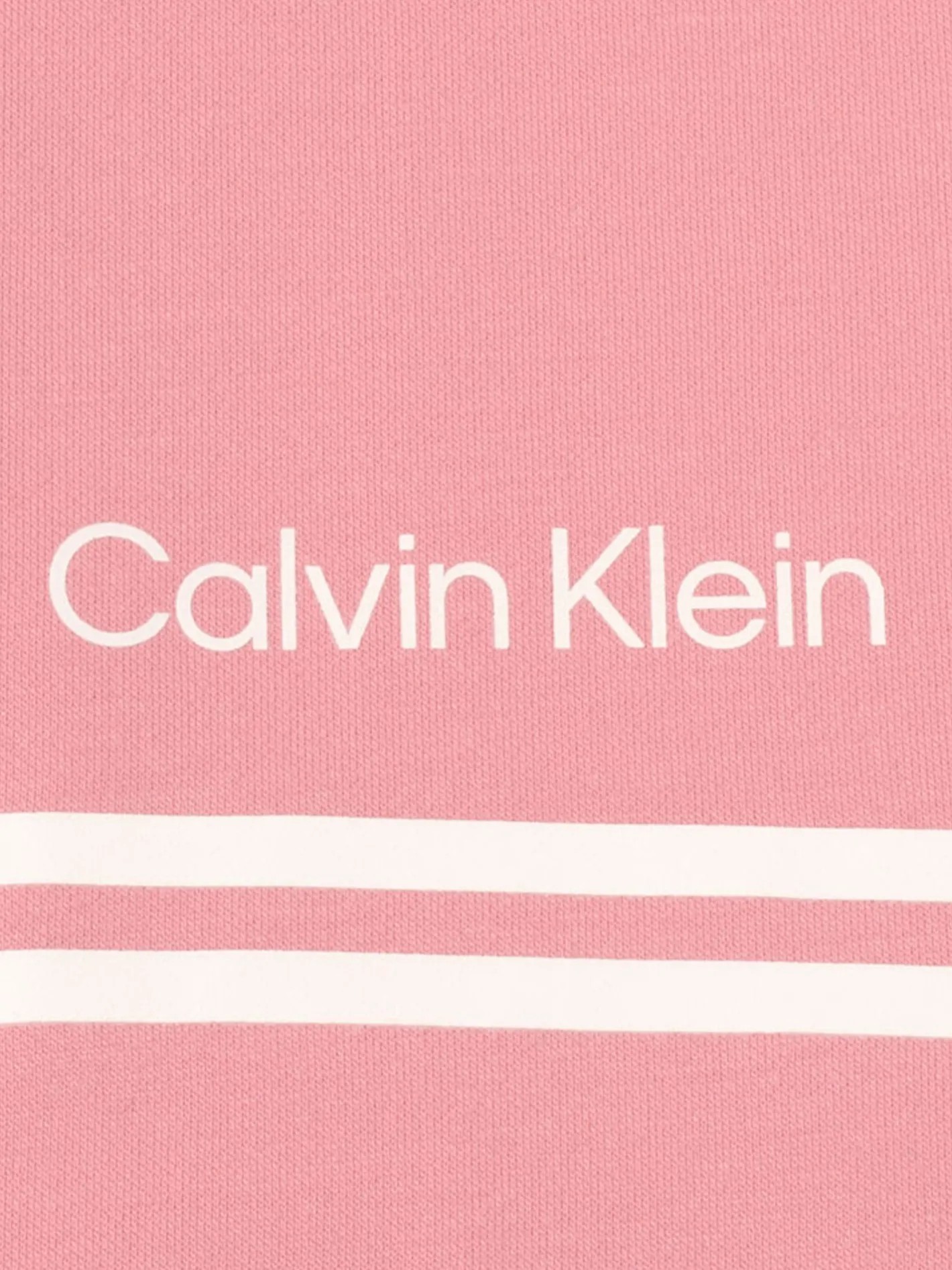 Women Calvin Klein Womens Bellevue Sleeveless Polo Shirt - Powder Pink