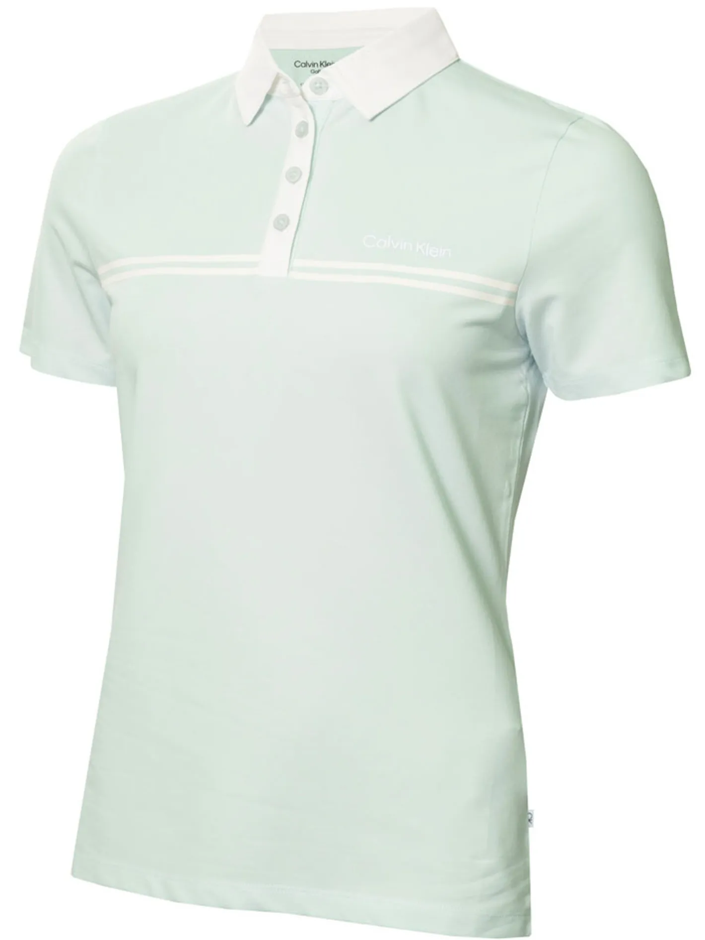 Women Calvin Klein Womens Bellevue Polo Shirt - Light Jade