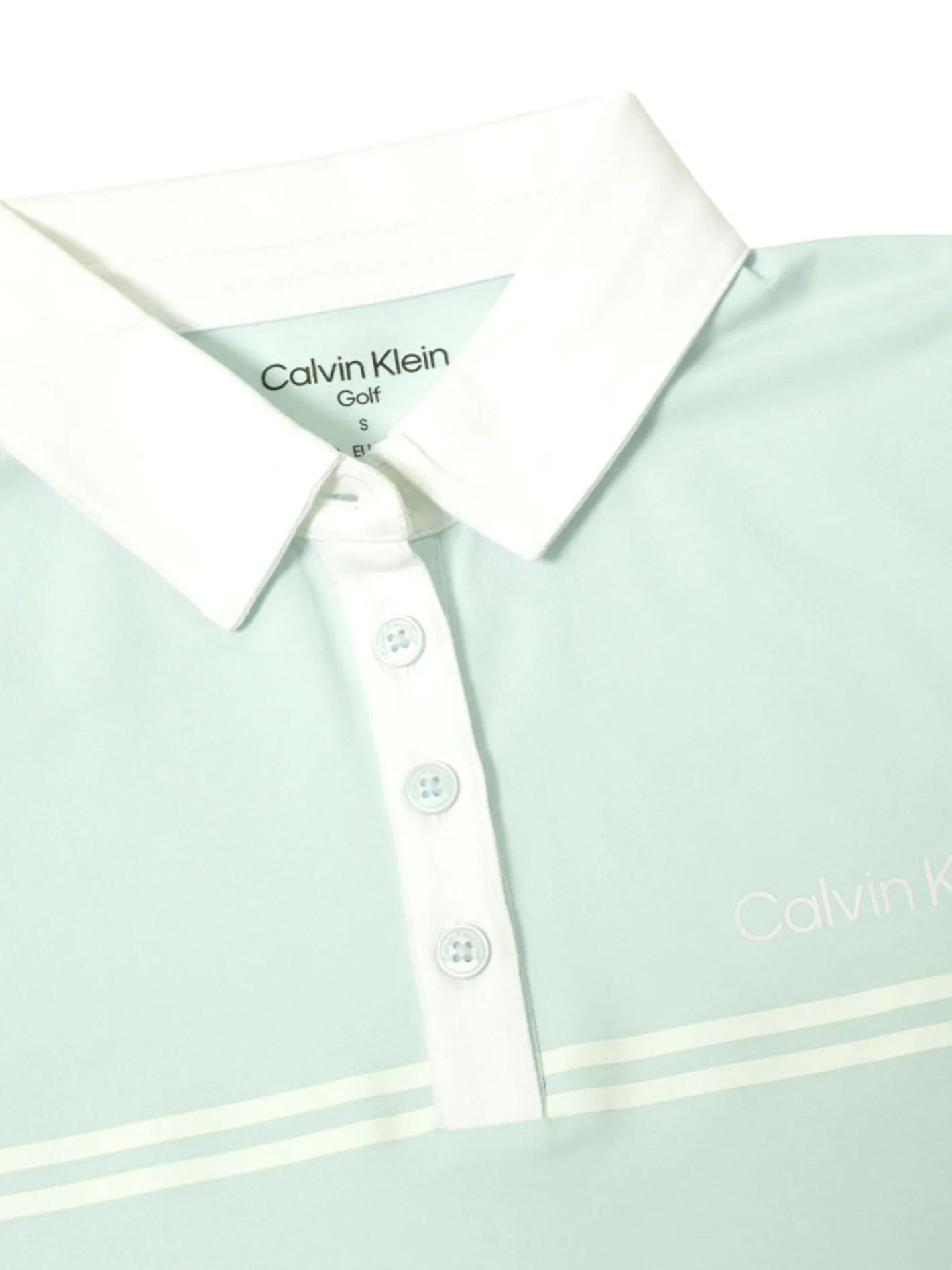 Women Calvin Klein Womens Bellevue Polo Shirt - Light Jade