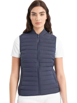 Women Calvin Klein Womens Beryline Hybrid Gilet - Navy
