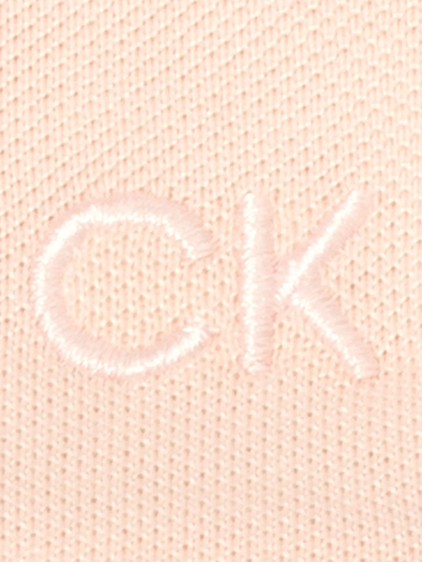 Women Calvin Klein Womens Brightmeadow Polo Shirt - Shell Pink