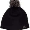 Calvin Klein Women's Gorra Bobble Beanie - Black