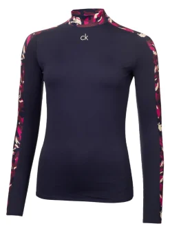 Women Calvin Klein Womens Halsey Baselayer - Navy