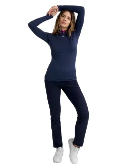 Women Calvin Klein Womens Halsey Baselayer - Navy