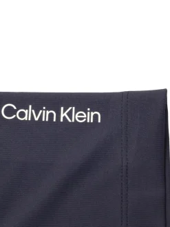 Women Calvin Klein Womens Harmony Printed Polo Shirt - White