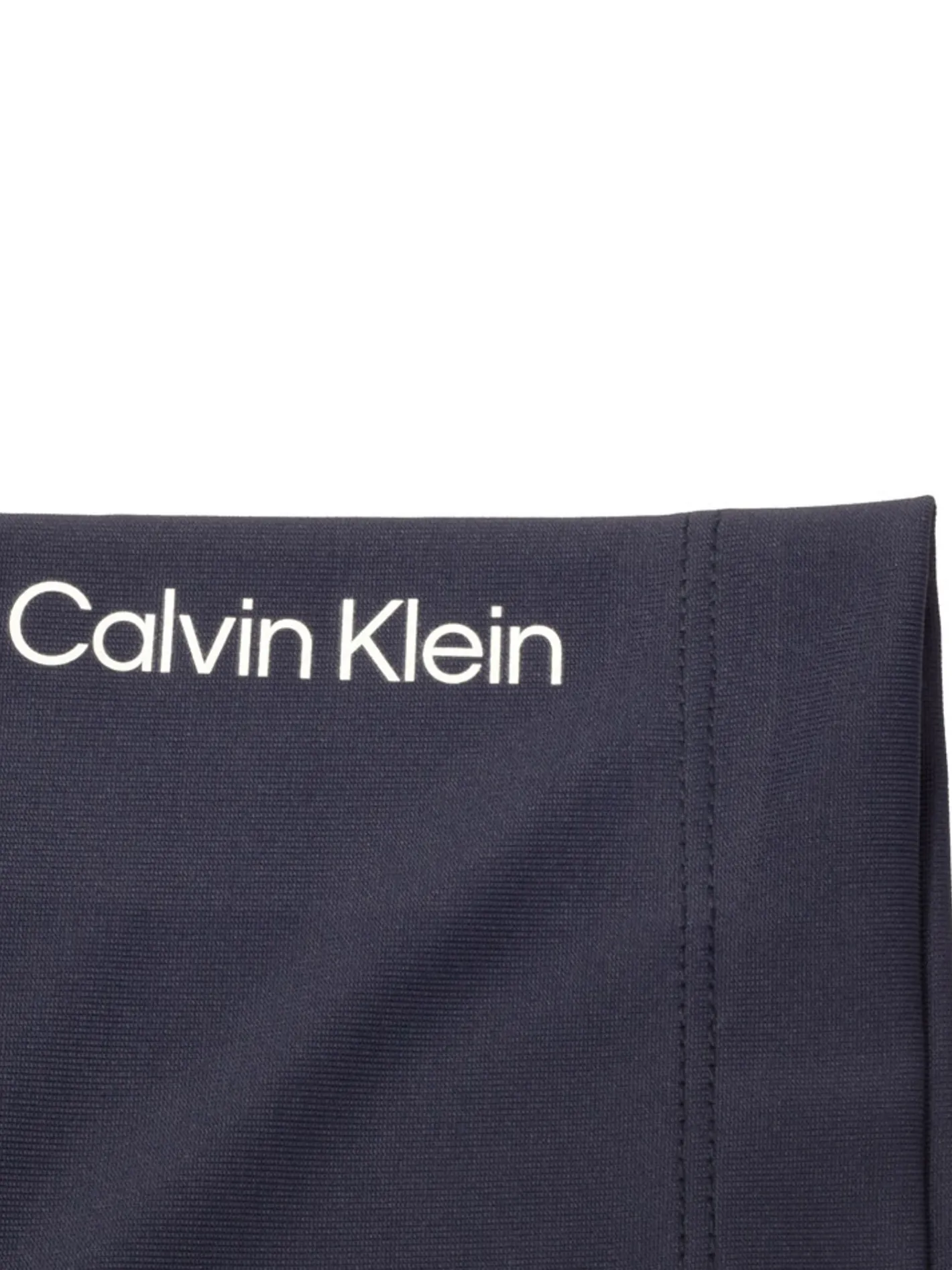 Women Calvin Klein Womens Harmony Printed Polo Shirt - White