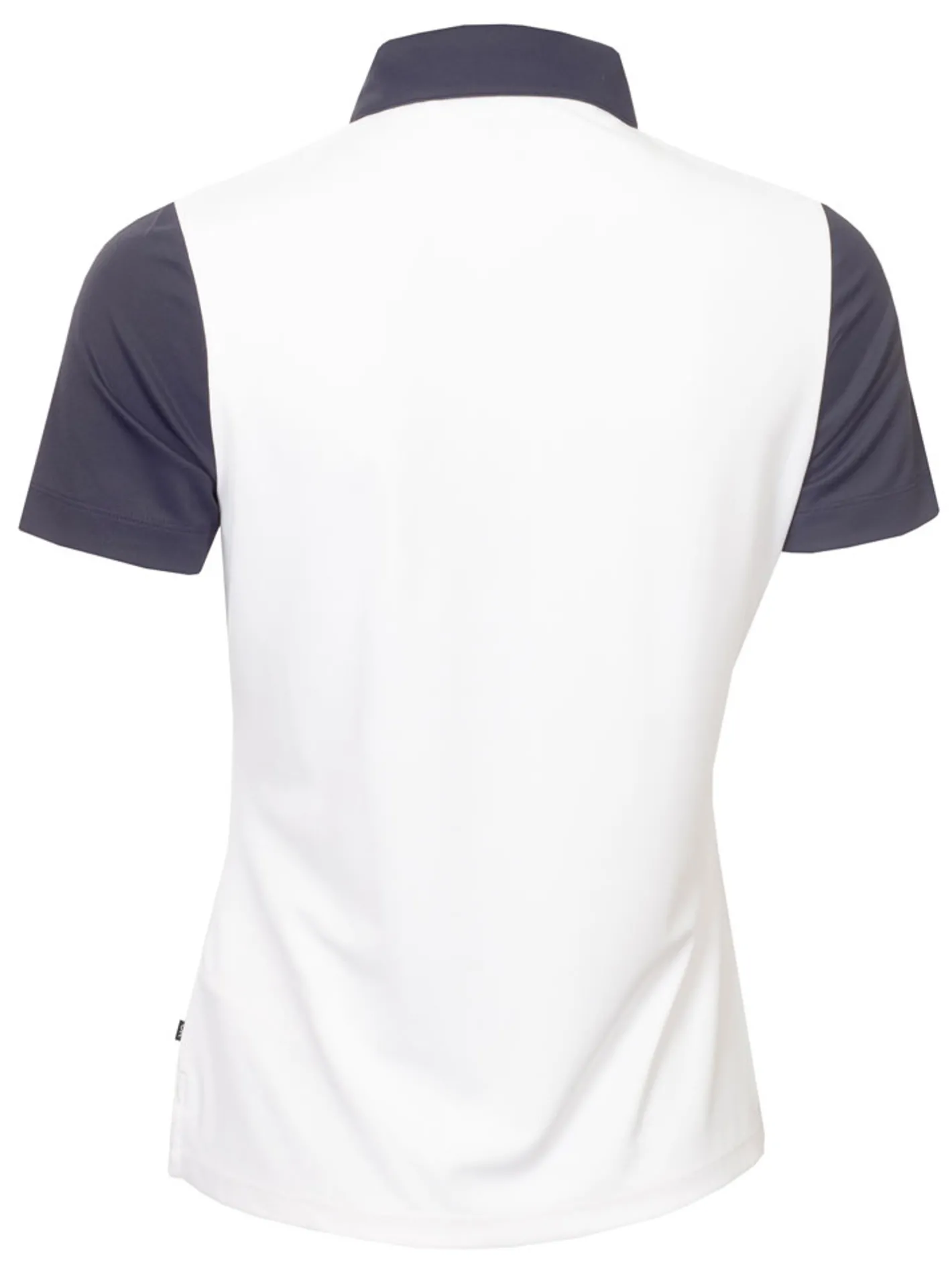 Women Calvin Klein Womens Leigh Polo Shirt - White/Navy
