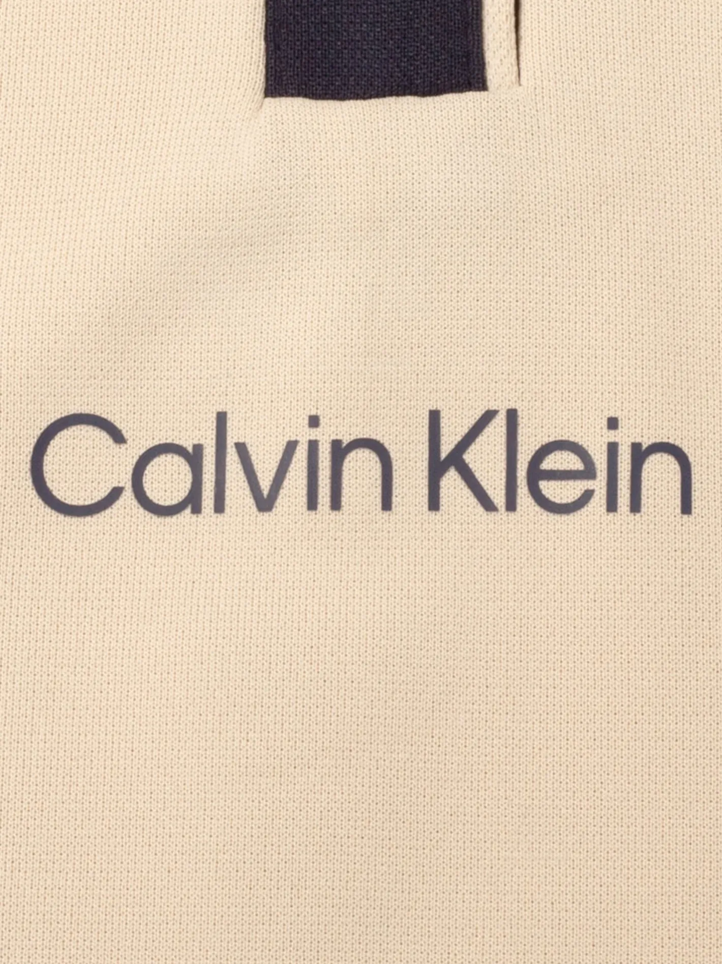 Women Calvin Klein Womens Mila Long Sleeve Polo - Tapioca