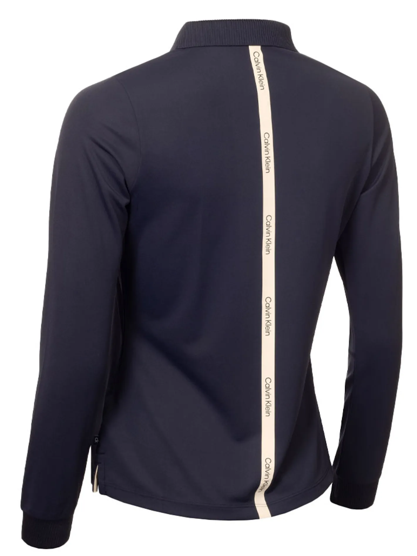Women Calvin Klein Womens Mila Long Sleeve Polo - Navy