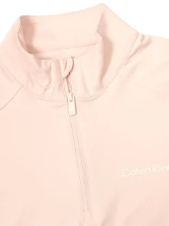 Women Calvin Klein Womens San Marco's 1/4-Zip - Shell Pink