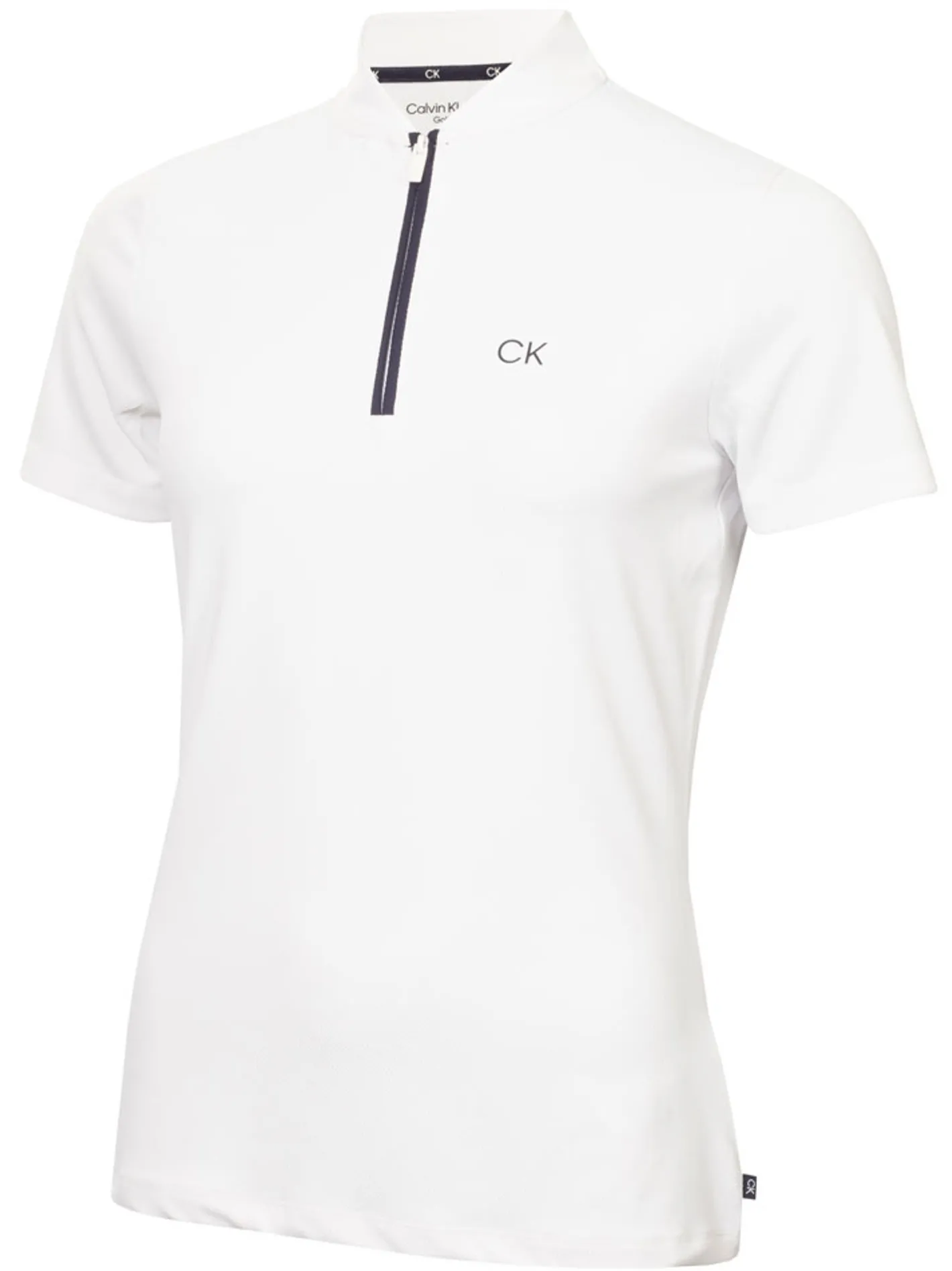 Women Calvin Klein Womens Tattler Mock Neck Top - White