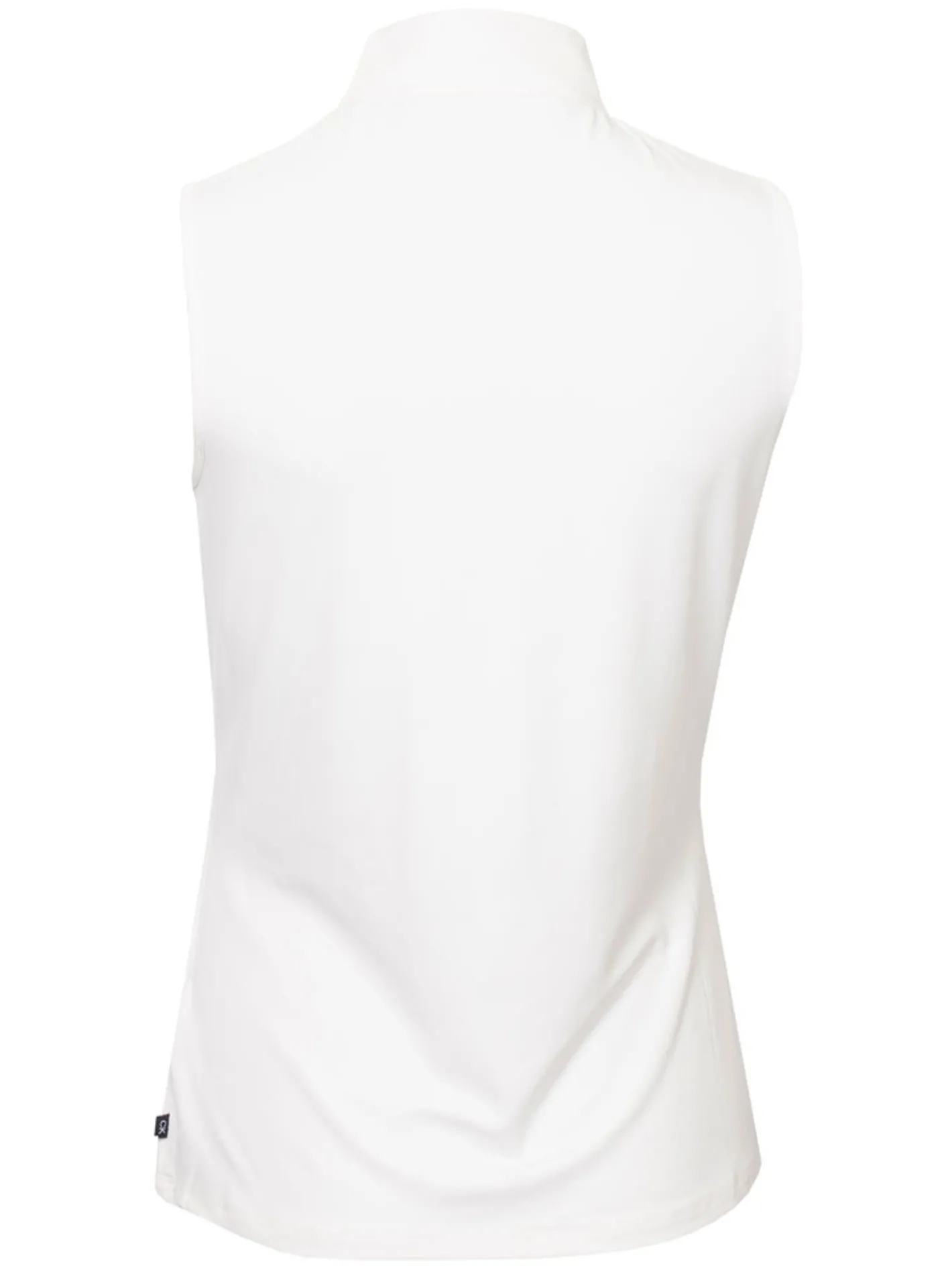 Women Calvin Klein Womens Tattler Sleeveless Mock Neck Top - White