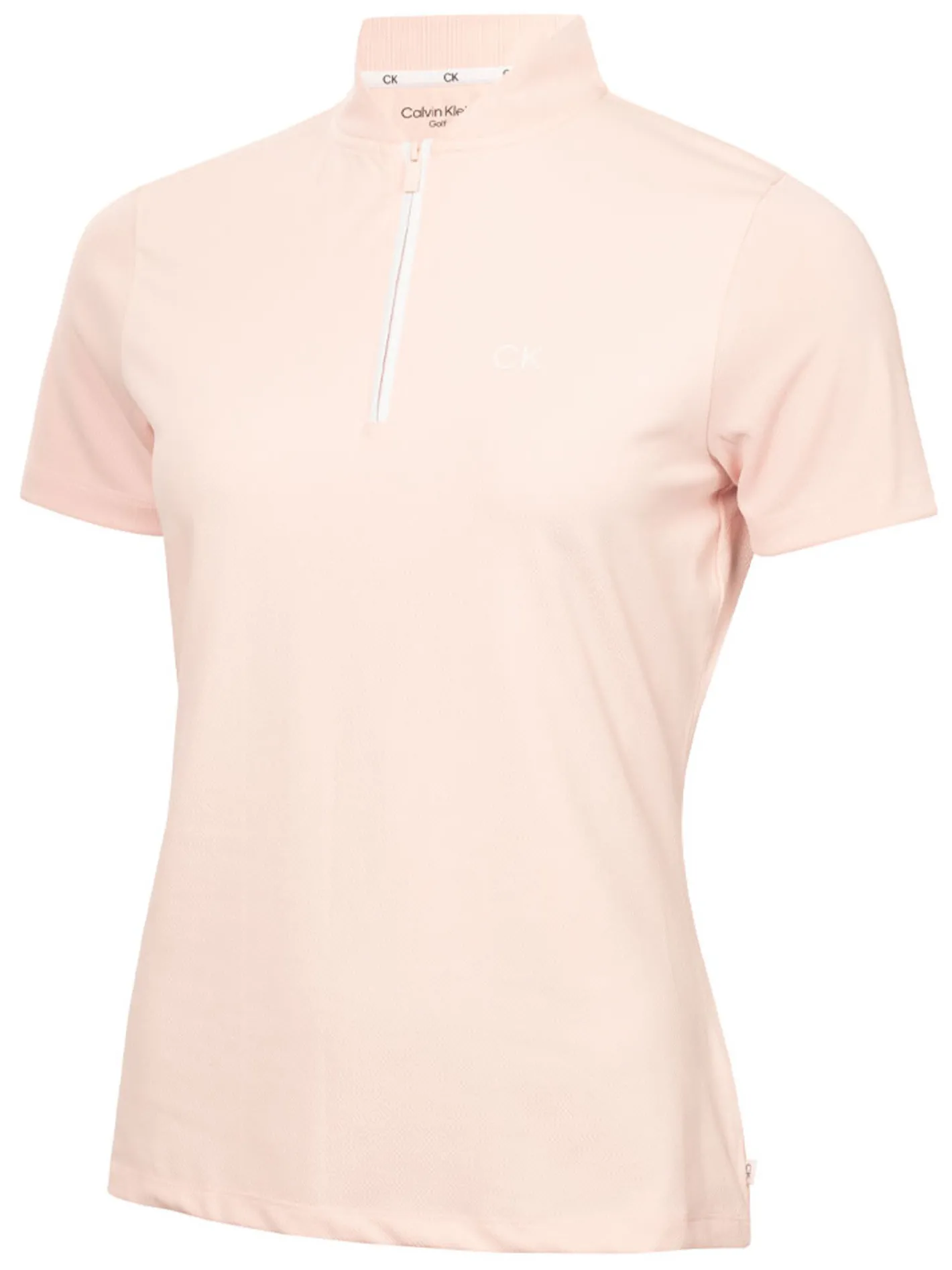 Women Calvin Klein Womens Tattler Mock Neck Top - Shell Pink