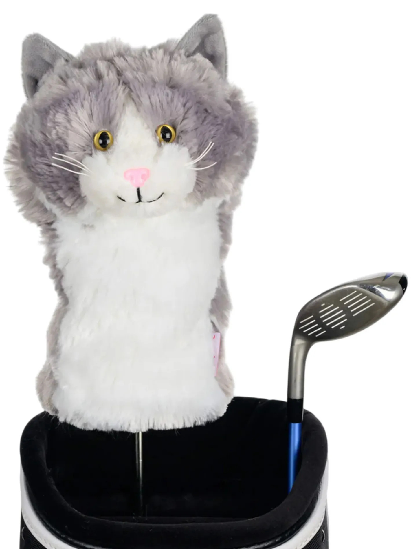 Daphne Grey & White Cat Headcover