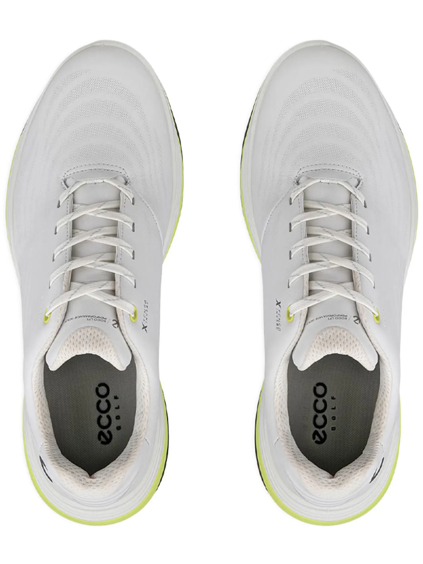 Ecco M LT1 Golf Shoes - White/Lime