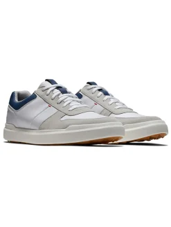FootJoy Contour Casual Golf Shoes - White/Grey