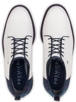 FootJoy Premiere Series Harris Tweed Field Limited Golf Shoes - White/Navy