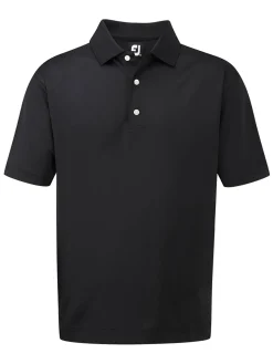 FootJoy Stretch Pique Golf Shirt - Black