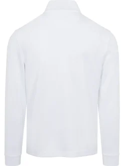 Greg Norman 1/4 Zip Pullover - White