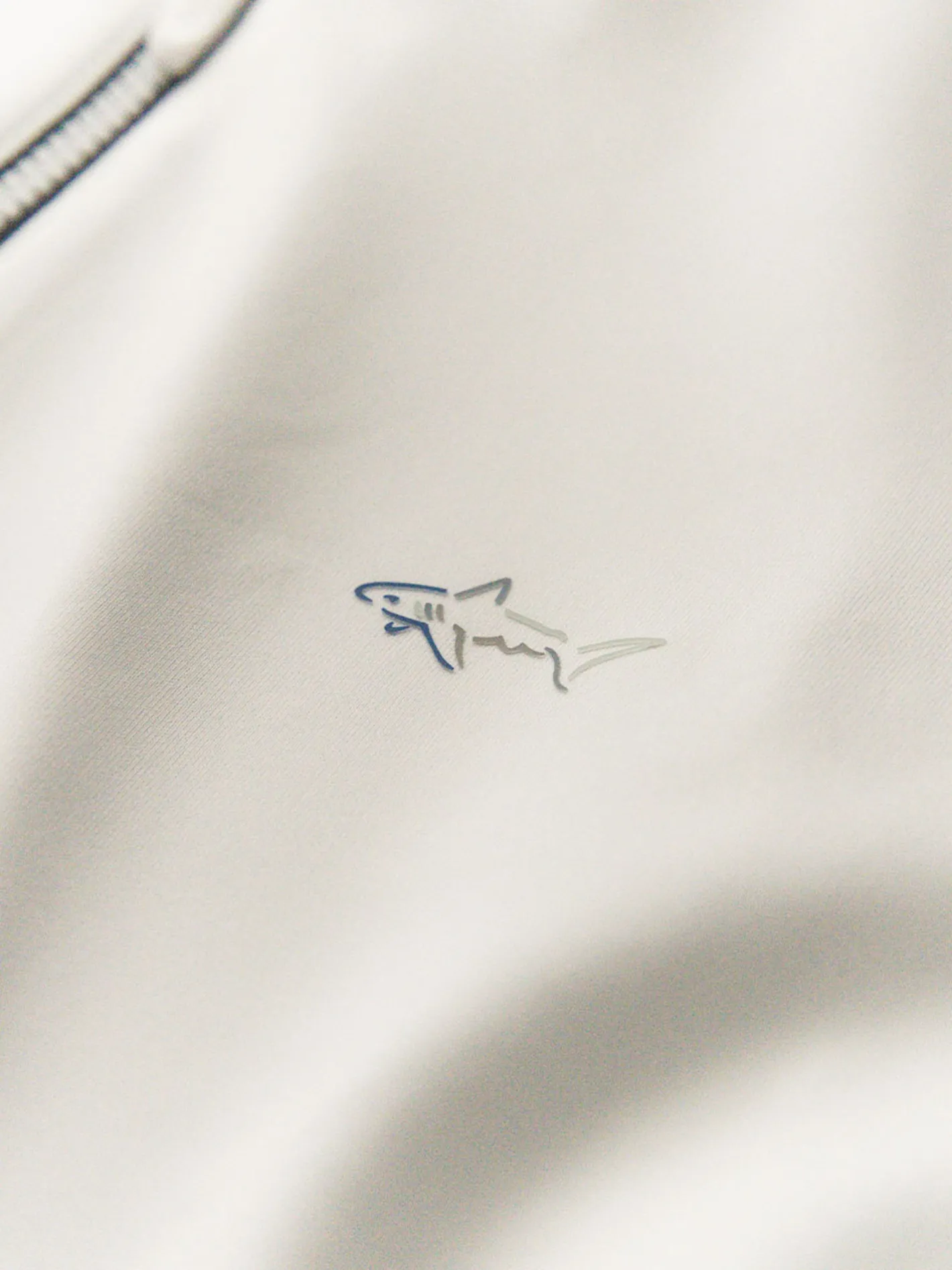 Greg Norman 1/4 Zip Pullover - White