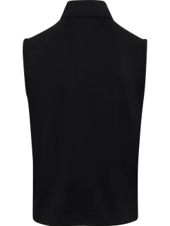 Greg Norman 1/4 Zip Vest - Black