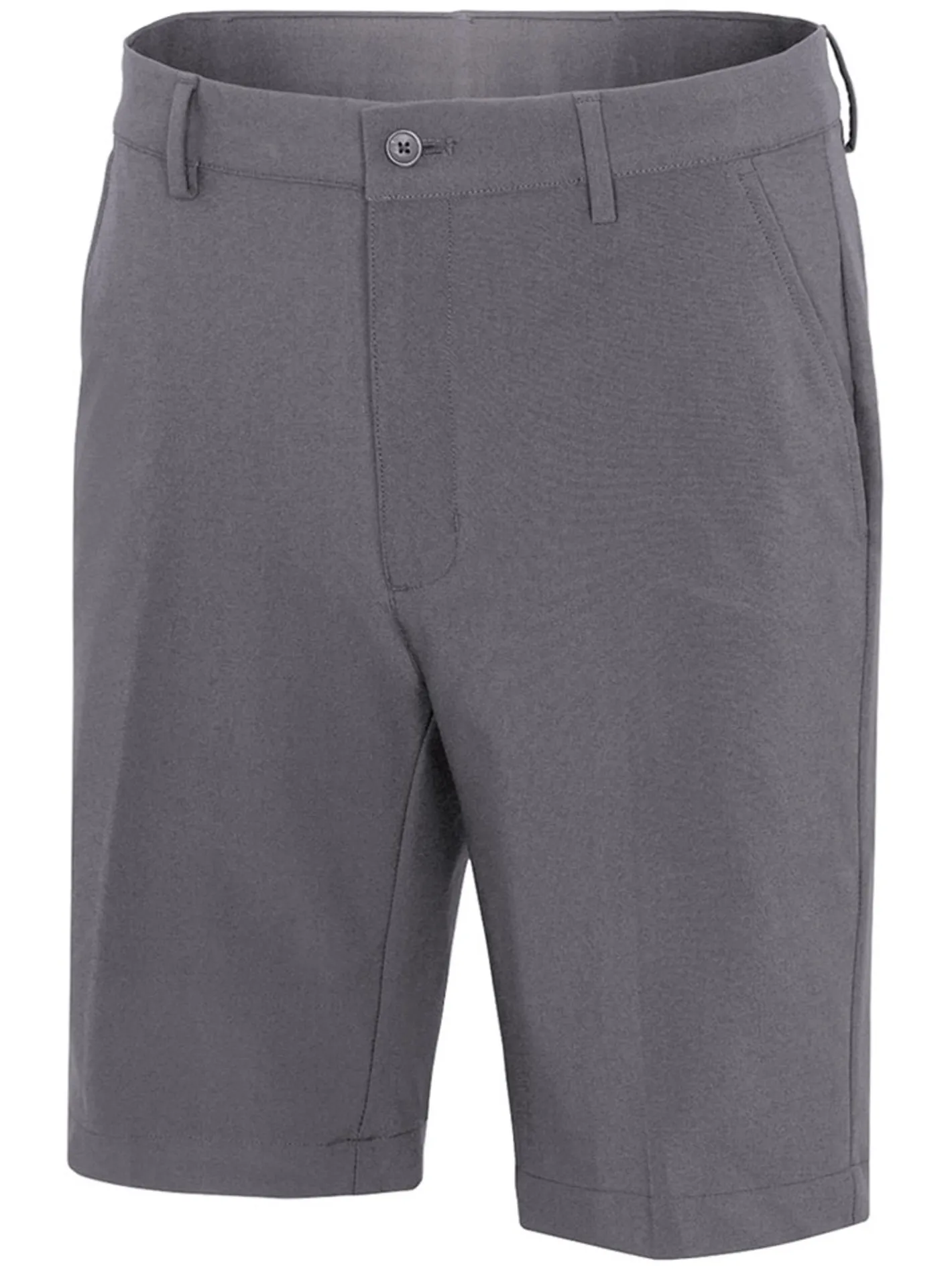 Greg Norman 4-Way Stretch Classic 10-Inch Short - Steel
