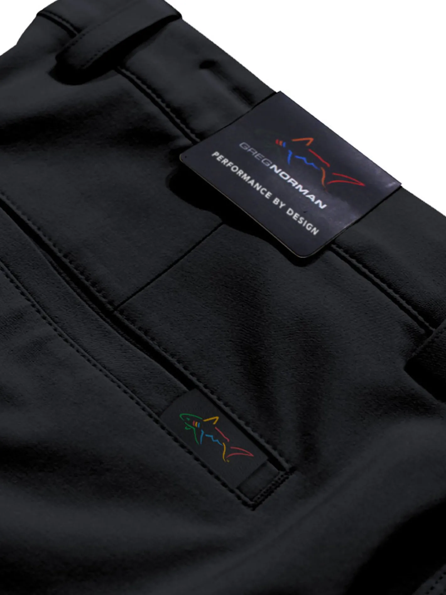 Greg Norman 4-Way Stretch Classic 10-Inch Short - Black