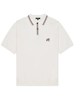Malbon Campania Knit Polo - Ivory