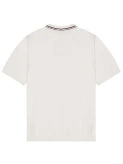 Malbon Campania Knit Polo - Ivory