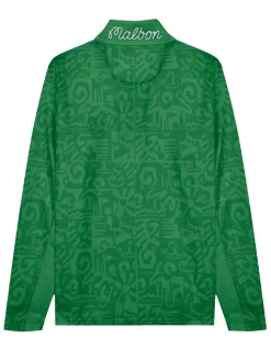 Malbon Capo Performance Quarter Zip - Kelly Green