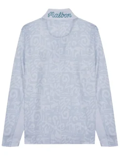Malbon Capo Performance Quarter Zip - Silver