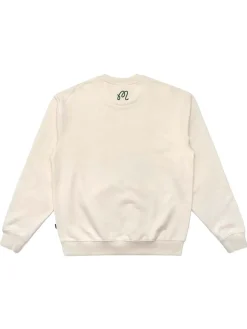 Malbon Evergreen Tiger Buckets Crewneck Sweatshirt - Natural