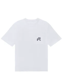 Malbon Gelato Stand Pocket T-Shirt - White