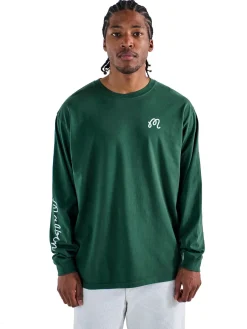 Malbon Gorse Long Sleeve Tee - Forest