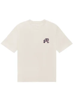 Malbon In Golf We Trust Short Sleeve Tee - Natural
