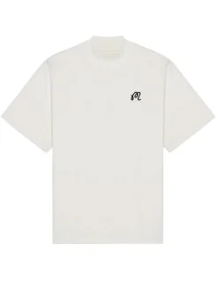 Malbon Mare Mockneck Tee - White
